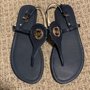 Navy blue MK Sandals